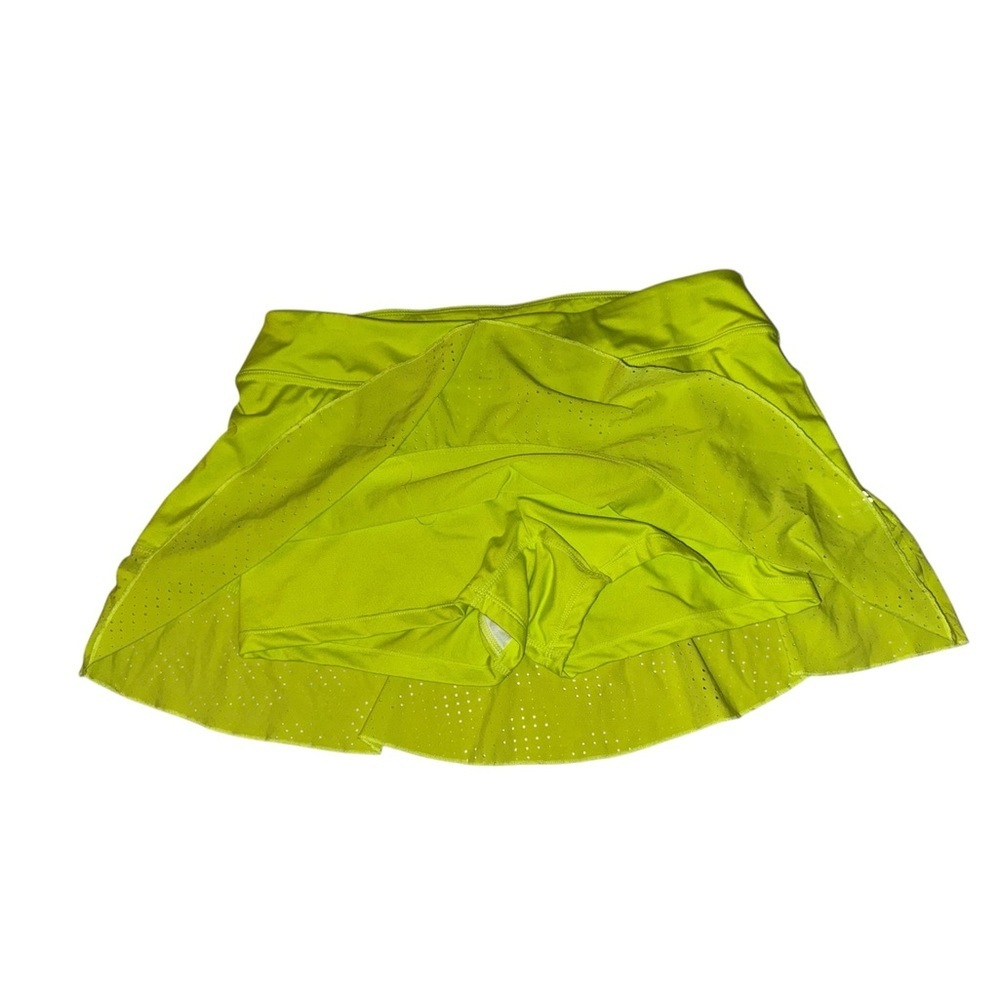 BCG Lime Green Athletic Skort Tennis Golf Workout Skirt Built-In Shorts